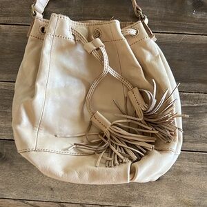 Premium Cow Hide Leather Bucket Bag